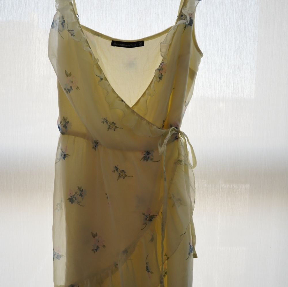 Abercrombie Yellow Floral Dress